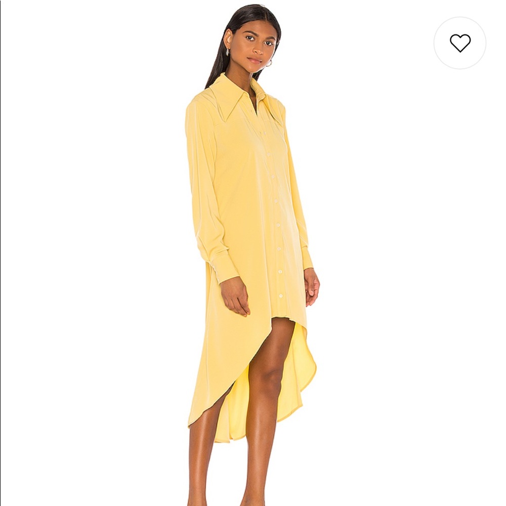 Merrick Midi Dress in Autumn Yellow